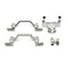 RC Cars Models For Wpl C64 C64-1 1/16 Metal Link Rod Mount Pull Rod Bracket Servo Mount Base RC Car Upgrade Parts Accessories Upgrade Replacement Use(Silver) view 1