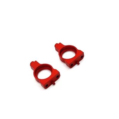 RC Cars Parts For MINI-Q For Racing 1/28 Metal Front Gearbox For Seat RC Car Upgrade Spare Parts(Red)