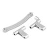 Aluminium Alloy Steering Servo Saver Complete Mount, RC Steering Servo Saver for FS 1/18 Scale RC Truck, CNC Machined with Anodized Finish and Included Installation Screws (736010S Silver) view 4