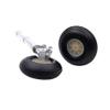 2pcs PU Tires Dia 4mm 2.25 Inch 57mm RC Model Wheels Tires Compatible with Jet Fix Wing Plane Retract Landing Gears view 1