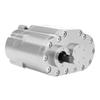 2-Speed 48P Transfer Case Transmission Gearbox with Steel Gears Ratio 1.8:1 0.7:1 Compatible with 1/10 RC Crawler(Silver) view 1