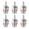 Compatible with Traxxas for Kyosho for HSP 1/8 1/10 RC Car Truck for Buggy 6Pcs Glow Plug N4 Hot for Spark for Nitro Engine Parts OS 8 RC Car Part Accessories view 1