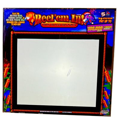 Reel'Em In Jumbo Slot Glass
