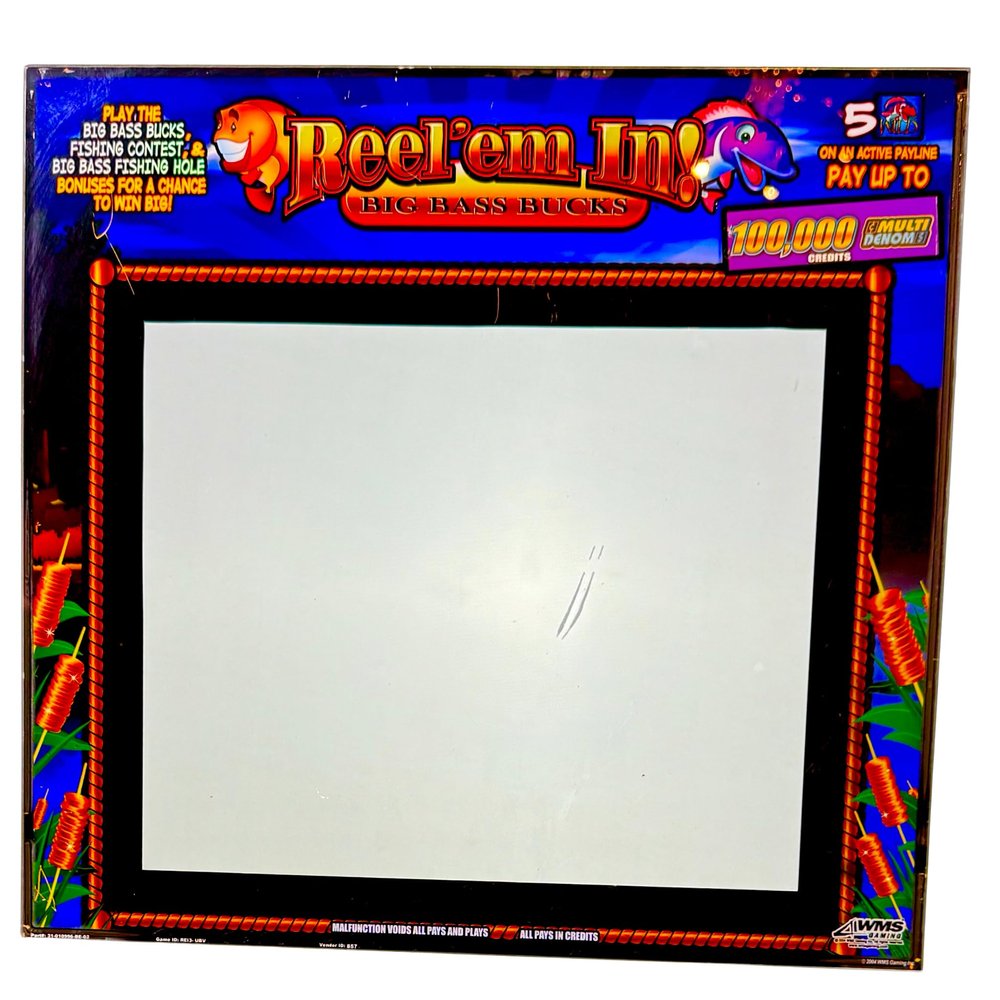 Reel'Em In Jumbo Slot Glass