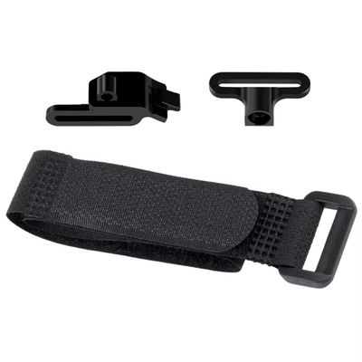 RC Cars Models Parts For Traxxas For Mini For Maxx 2S 1/16 Fixing Mount With Strap RC Car Upgrade Replacement Modification Parts(Black)