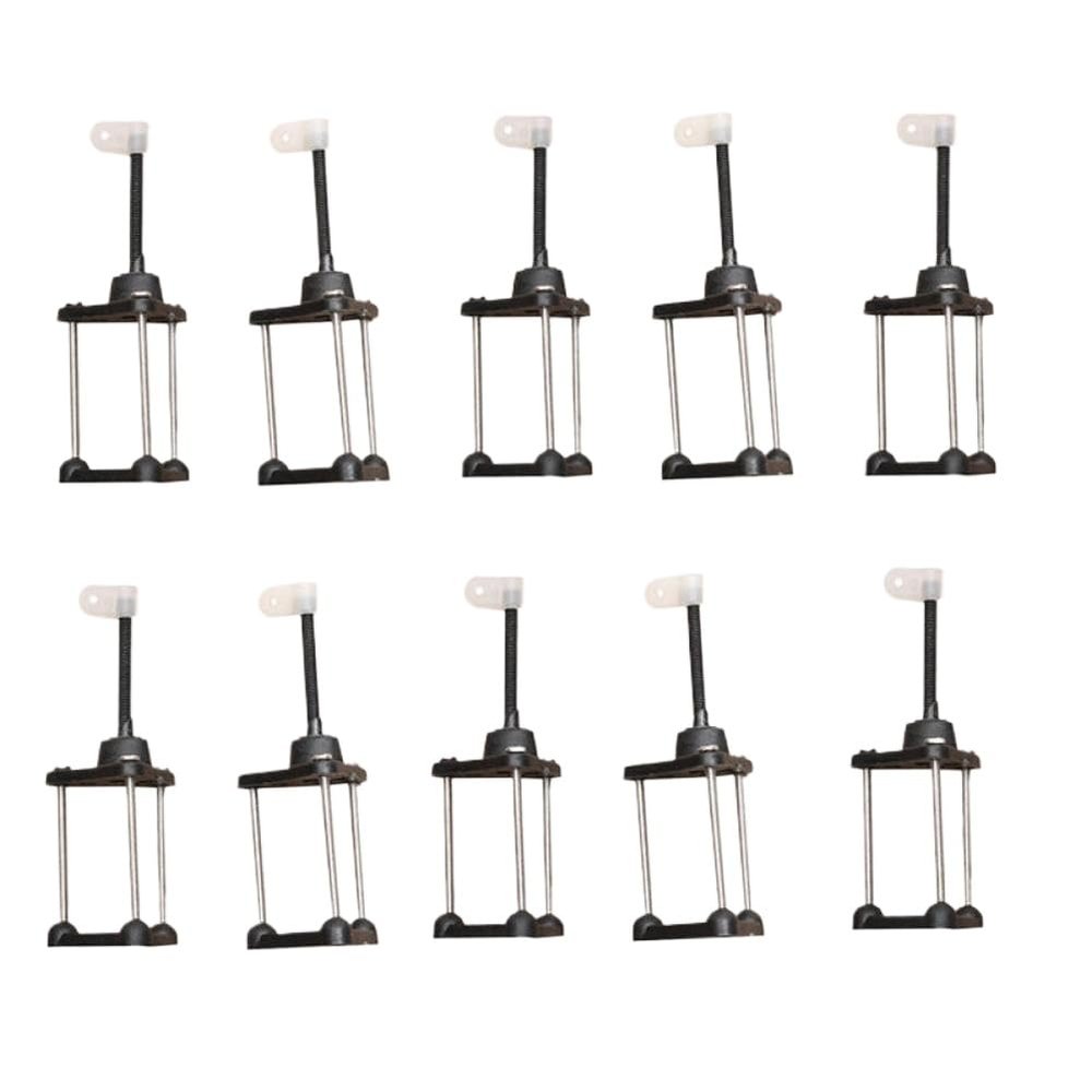 10PCS Adjustable Control Horns Rudder Angle with Bearing Diameter 2mm M3x24 M3x34mm Rocking Arm Lifting Eye Nut Compatible with RC Airplane DIY(M3x34mm)