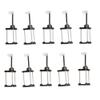 10PCS Adjustable Control Horns Rudder Angle with Bearing Diameter 2mm M3x24 M3x34mm Rocking Arm Lifting Eye Nut Compatible with RC Airplane DIY(M3x34mm) view 1