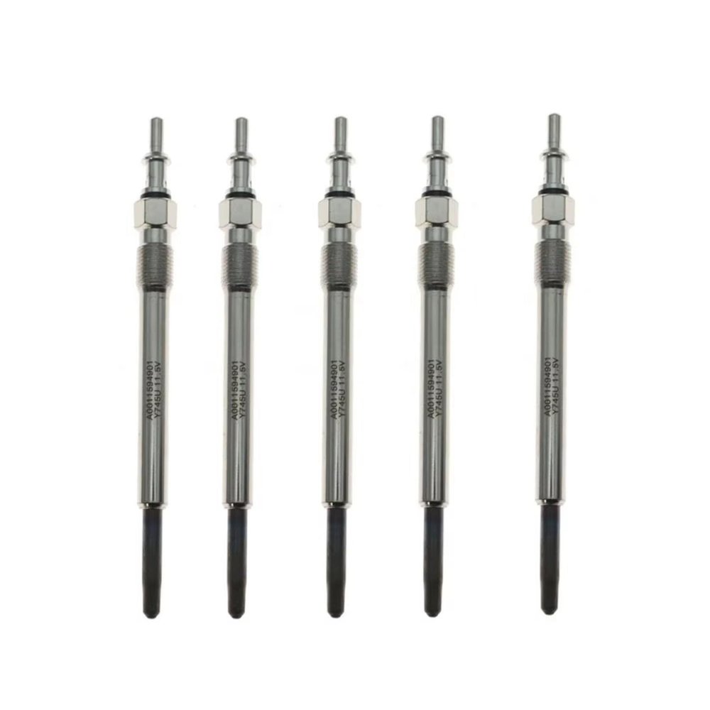Compatible With For W219 C219 For CLS W209 C209 A209 For CLK X204 For GLK 0250403008 Car Auxiliary Glow Plugs 4.4V Glow Heater Plugs(5pcs)