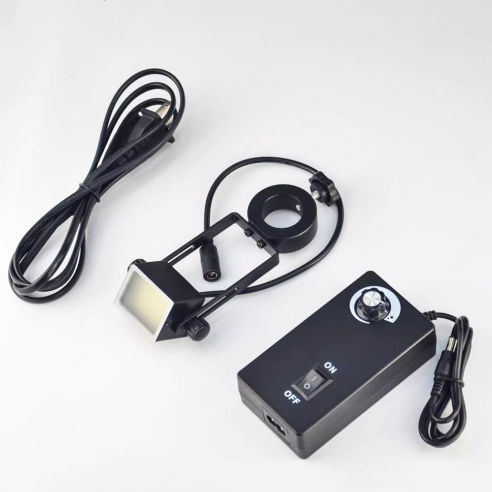 1pcs LED Microscope Light Source with Adjustable Brightness - 60 LED Beads for in Binocular and Trinocular Microscopes(32mm)