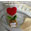 ailov Mini Crochet Heart Gift for Mom, Handmade Positive Crochet Plush with Message, Thinking of You, Birthday Gifts for Mother (Mom, Thank You for Being Such an Important Part of My Life) view 3