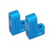 2Pcs Metal Servo Bracket Servo Fixing Bracket Suitable for Tamiya 1/10 RC Car TT02 XV01 TB03 TT-02 XV-01 TB-03 Parts Accessories Remote-Controlled car Parts(Blue) view 1