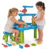 DoBoAoFa 3-Tier Kids Sand Water Table with Chair, Rain Showers Play Table Toy for Sensory Exercise Friendship Building, Summer Beach senssory Toys for Toddler Boys Girls Age 3-5 view 2