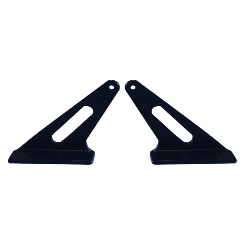 JAECQDDM 10 Pairs Metal Aluminum Stainless Steel Control Horns Arms Without Screws for RC Airplanes Electric Planes Foam Model(10 Pairs Black)