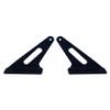JAECQDDM 10 Pairs Metal Aluminum Stainless Steel Control Horns Arms Without Screws for RC Airplanes Electric Planes Foam Model(10 Pairs Black) view 1