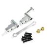 MIGHTY SCAPERS Metal Steering Transmission Assembly Compatible with 1/14 14301 14302 RC Car Upgrade Parts(Silver) view 1