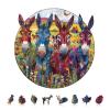Jigfoxy Wooden Puzzles for Adults, Colored Donkey Wood Puzzles Adult view 1