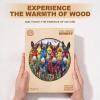 Jigfoxy Wooden Puzzles for Adults, Colored Donkey Wood Puzzles Adult view 4