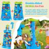 DoBoAoFa Waterfall Explorating Wall, Double-Sided Toddlers Water and Sand Table, Kids Summer Outdoor Activity Large Sensory Table, 35 Pieces Toy Accessories 3+ view 3