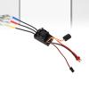 60A RC Car ESC Brushless Sensor Electronic Speed Controller with Cooling Fan and 3A BEC Compatible with 1/10 Scale Short Course Truck and Buggy Water Proof and Dust Proof Design view 2