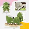 Caviresta Green Dinosaur Rocking Horse Featuring 32 Songs, Secure Harness, Footrest, 24.4x13x17.7in Size, 55lb Weight Limit, Ages 1836 Months view 3