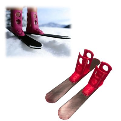 Morlaventine Finger Skis Mini Ski for Hands Fun Fidget Ski Board Set for Winter Play & Desk Entertainment