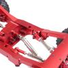 Rear axle Leaf Spring Upgrade Four-Link Rod Mount Set Suitable for 1/12 MN82 MN82S MN82PRO MN82T RC Cars for 1/12 MN82 LC79 RC Car Upgrade (New Red 12PCS (Hydraulic Shock Absorber)) view 3