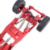Rear axle Leaf Spring Upgrade Four-Link Rod Mount Set Suitable for 1/12 MN82 MN82S MN82PRO MN82T RC Cars for 1/12 MN82 LC79 RC Car Upgrade (New Red 12PCS (Hydraulic Shock Absorber)) view 4