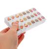BESPORTBLE 1 Set Food-Themed Portable Mahjong Game: Two Player Mahjong Tile Set with Design - Travel Size Board Game for Beach, Picnic, Family Fun view 4