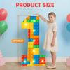 imprsv Building Block Birthday Decorations, 3FT Light Up Marquee Number 6 view 3