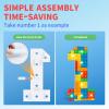 imprsv Building Block Birthday Decorations, 3FT Light Up Marquee Number 6 view 4