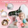 Easter Bunny Toy,Hopping Bunny Toy,Hopping Rabbit Plush Bunny Toy, Walks, Jumps, Sounds an Ideal Surprise Gift for Toddlers,Easter Toys for Toddlers(Brown) view 2