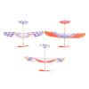 NUOBESTY 3pcs DIY Rubber Band Powered Aircraft Airplane Model view 1