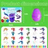 IRRONN 24Pcs Easter Eggs with 3D Printed Dragons Inside,Articulated 3D Printed Dragon for Easter Basket Stuffers,Fantasy Fidget Toyfor Kids Party Favors view 2