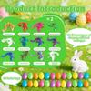 IRRONN 24Pcs Easter Eggs with 3D Printed Dragons Inside,Articulated 3D Printed Dragon for Easter Basket Stuffers,Fantasy Fidget Toyfor Kids Party Favors view 3