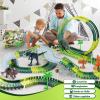 Coroiesty 173 PCS Dinosaur Race Tracks for Kids Toys with 360 Loop Ramp view 4