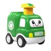 Inertia Toy Car for Toddlers 1-3 Years Old, Push and Go Car, Green Cartoon Wind Up Car for Preschool Learning view 1
