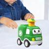 Inertia Toy Car for Toddlers 1-3 Years Old, Push and Go Car, Green Cartoon Wind Up Car for Preschool Learning view 3