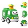 Inertia Toy Car for Toddlers 1-3 Years Old, Push and Go Car, Green Cartoon Wind Up Car for Preschool Learning view 4