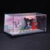 1/64 Scale Model Car Display Case with Cover - Clear Diorama Showcase for Collectible Storage (7.1x3.4x3.4 inch) view 4