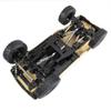Rear axle Leaf Spring Upgrade Four-Link Rod Mount Set Suitable for 1/12 MN82 MN82S MN82PRO MN82T RC Cars for 1/12 MN82 LC79 RC Car Upgrade (New Black 12PCS (Hydraulic Shock Absorber)) view 3