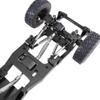 Rear axle Leaf Spring Upgrade Four-Link Rod Mount Set Suitable for 1/12 MN82 MN82S MN82PRO MN82T RC Cars for 1/12 MN82 LC79 RC Car Upgrade (New Black 12PCS (Hydraulic Shock Absorber)) view 4