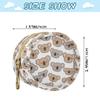Koala Head Cute Pattern Pacifier Holder Pacifier Case Portable Baby Paci Container Box with Clip Handle 2.5" Diameter Diaper Bag Essentials view 3