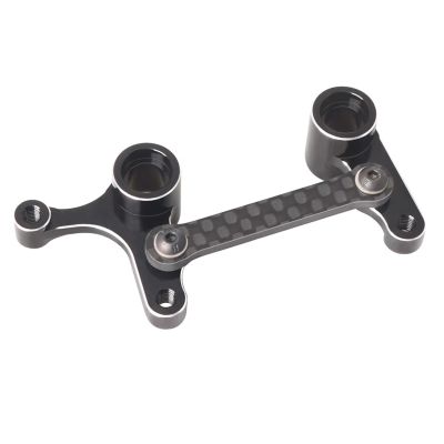 DIQYRS RC Parts Compatible with LOSI 22S 1/10 RC Car Upgrade Parts for Racing Aluminum Carbon Fiber Pattern Bellcranks and Drag Link