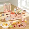 GoGoGoodie Montessori Kids Cooking Set Real, Mini Kitchen for Girl Chef Ages 8-12 (Pink) view 1