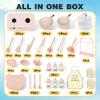 GoGoGoodie Montessori Kids Cooking Set Real, Mini Kitchen for Girl Chef Ages 8-12 (Pink) view 2