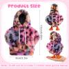 7 Inch Desk Goose Outfits, 13Pcs Mini Desktop Goose Clothes, Small Desk Outfits Hat Accessory Costumes for Geese Statue Decor (Leopard) view 2