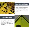 24''/30'' Solar LED Pedestrian Crossing Sign - Waterproof Traffic Signal, IP65 Road Safety Light for Crosswalks & Streets - Enhance Visibility & Safety for Drivers & Pedestrians view 4