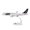1/100 Scale for E175 E195 LOT Aircraft ABS Assembly Plane Model Airplanes Collection Aviation Enthusiasts(E-175) view 1