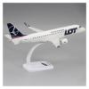 1/100 Scale for E175 E195 LOT Aircraft ABS Assembly Plane Model Airplanes Collection Aviation Enthusiasts(E-175) view 2