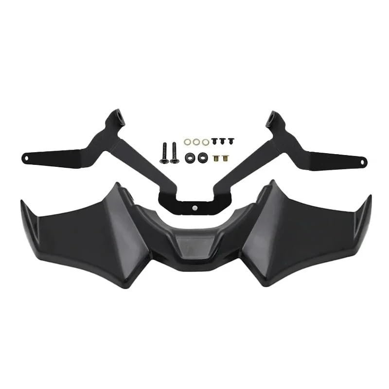 2024 MT07 Motorcycle Sport Downforce Naked Front Spoilers Aerodynamic Wing Deflector For YAMAHA MT-07 SP MT 07 2021-2023(Black)